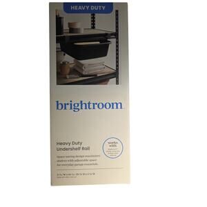 Brightroom Heavy Duty Undershelf Rail‎ Organizer Space Saving Storage